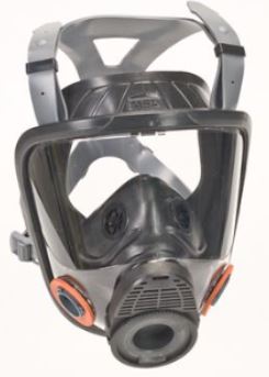 RESPIRATOR FULL FACE MEDIUM W/FIT TEST ADAPTER - Fit Testing